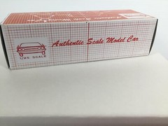 New 1963 Ford Galaxie Promo Model REPLICA BOX ONLY..NO CAR Red