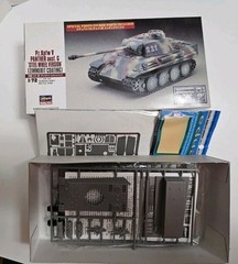 2003 Hasegawa #30025 Panther ausf. G, Steel Wheel Version w/Eduard PE – 1/72 Kit