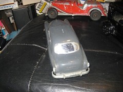 Vintage 1950s Chevrolet Promo Car bank in Dusk Gray in 1/25 scale