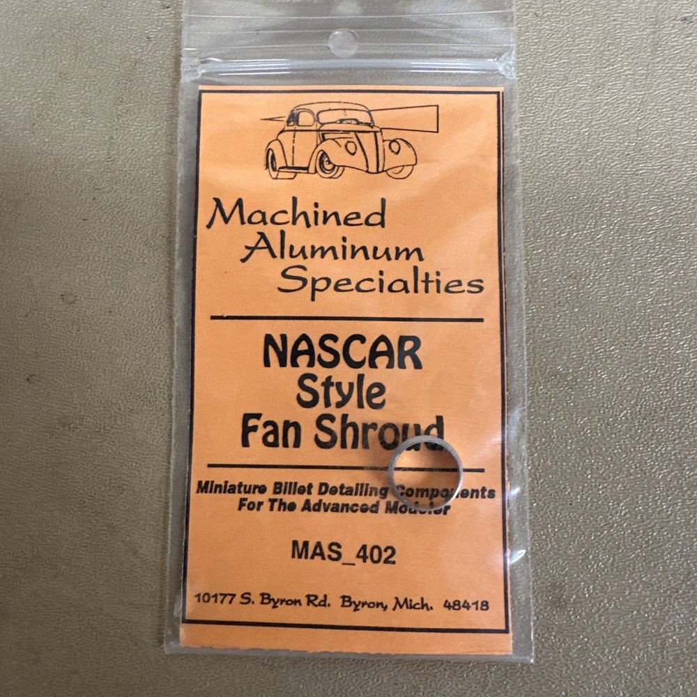 Machined Aluminum Specialties 402 1/24 NASCAR Style Fan Shroud
