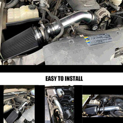 4″ Cold Air Intake System + Heat Shield for 99-06 Gmc/Chevy V8 4.8L/5.3L/6.0L /