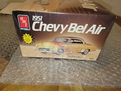 AMT Ertl 1951 Chevy Bel Air 1:25 Scale Model Kit