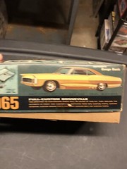 Vintage A.M. T Model Kit 65 Bonneville Sports Coupe George Barris 6625-150