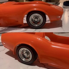 1:8 Set Of 4 Deep Chevy Rally wheels On Redline tires 3” Diameter
