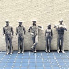 Smokey and The Bandit Figures for Diorama 1/24 1/25