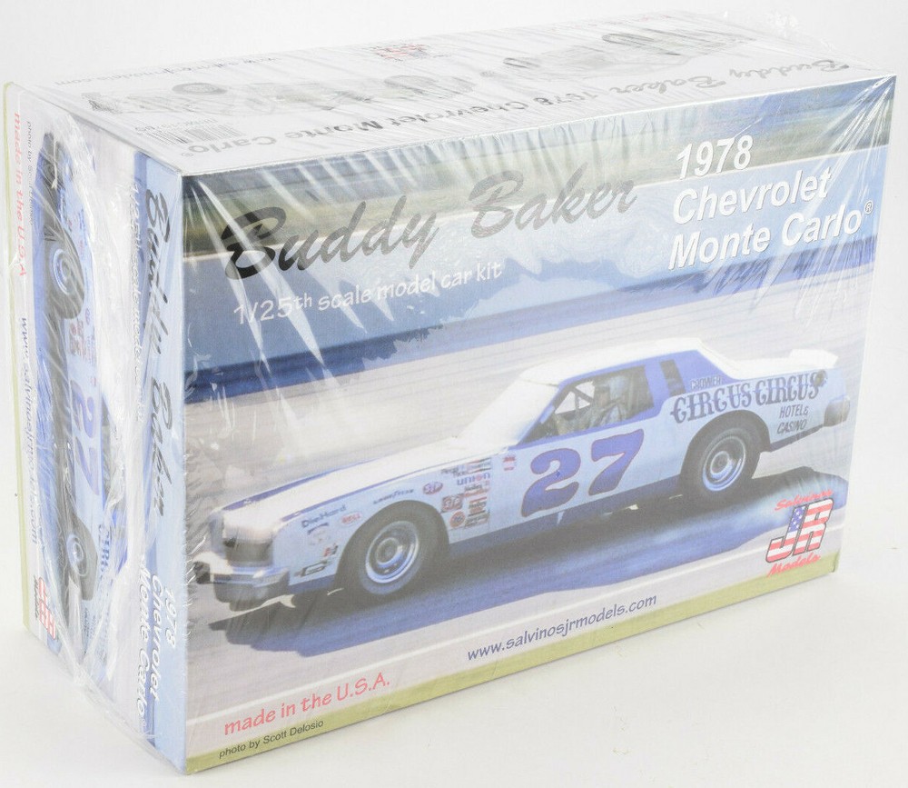 Salvino JR Models “Circus Circus” Buddy Baker ’78 Monte Carlo 1/25 Model Car Kit