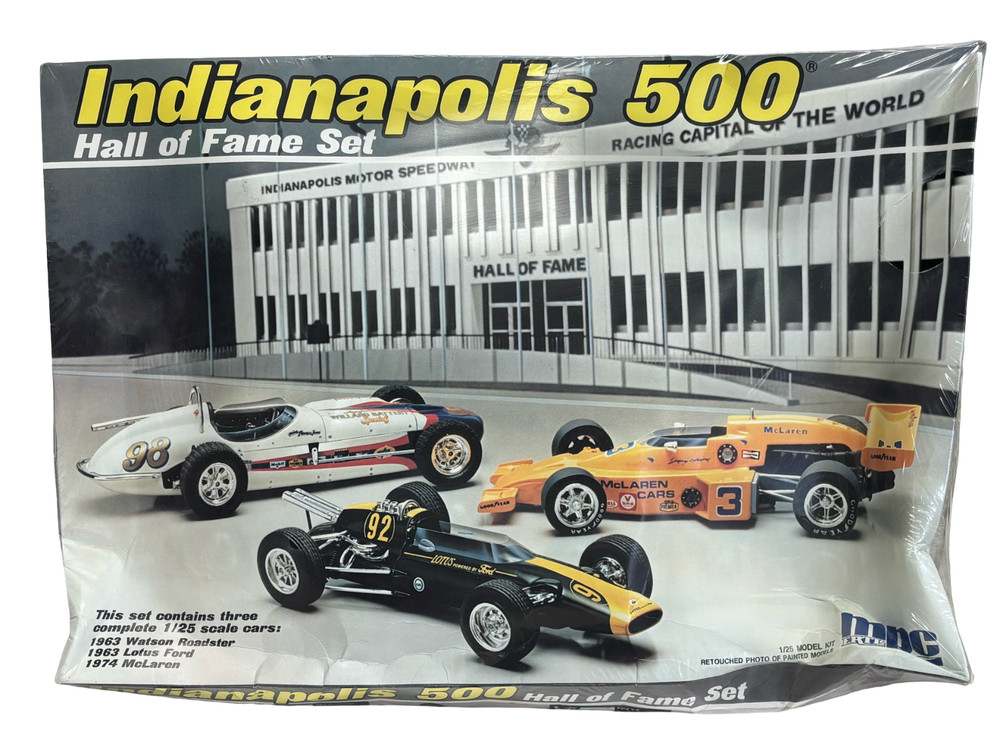 MPC ERTL INDIANAPOLIS 500 HALL OF FAME RACE CAR SET 1:25 MMODEL KIT NEW