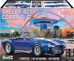 Shelby Cobra 427 S/C 1:24 Scale Model Kit 104-Piece Skill Level 4