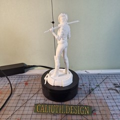 Female V Figurine 1/10 Cyberpunk 2077 DIY Kit 13 pcs FDM 3D Printed