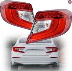 munirater 2-Pack Left and Right Outer Rear Tail Light Brake Lamp Replacement