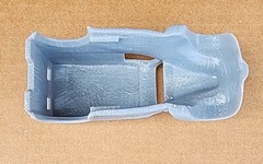 ABS-LIKE 3D RESIN PRINTED 1/25 1951 ANGLIA THAMES PANEL VAN GASSER DRAG BODY