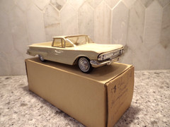 1960 CHEVROLET EL CAMINO Dealership Promo Model Car IN ORIGINAL BOX!