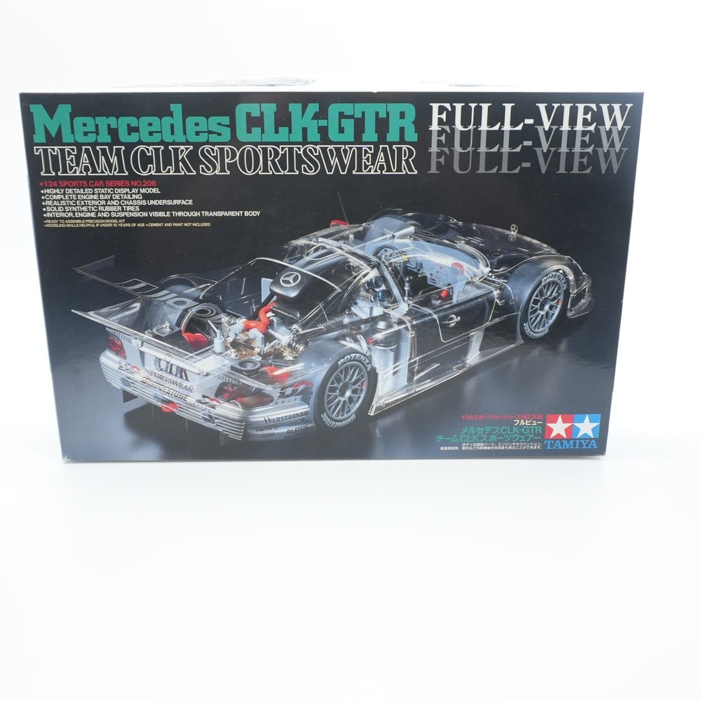 Tamiya Mercedes CLK GTR Team Sportswear Full View 1/24 Model Kit New