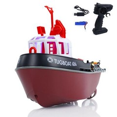 1/72 Heng Long 2.4G RC Tugboat Radio Controlled Towboat Powerful Dual Motor