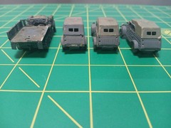 1/72 1/87 ? Army Tank Trucks Built Model WW II German VW Staff Car Flatbed