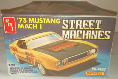AMT 1973 FORD MUSTANG FASTBACK MACH 1 STREET MACHINES MODEL KIT # PK-4167 W/ BOX