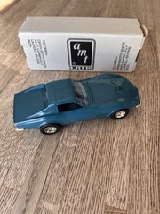 NOS! AMT/ERTL 1970 Corvette LT-1 Mulsanne Blue in 1/25 Scale