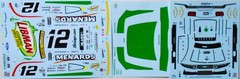 NASCAR DECAL #12 MENARDS LIBMAN 2025 FORD MUSTANG R BLANEY 1/24 NEW HAMPSHIRE