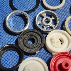 🌟 Misc. Wheel Backs 1:25 or 1:24 Scale 1000s Model Car Parts 4 Sal