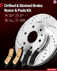Torchbeam 11.66″ Front Vented Brake Kit Compatible with Toyota Camry 2007-2017,