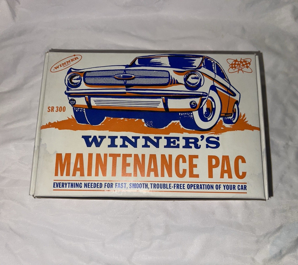 Winner’s Maintenance Pac SR 300 Automotive Care Kit – White/Orange/Blue 😎