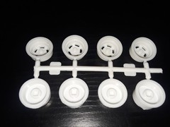 1/25 scale Model car parts MPC modified stocker wheels