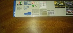 MERCEDES-BENZ 230 G PARIS-DAKAR MODEL KIT ORIGINAL FACTORY SEALED 1:24 ITALERI