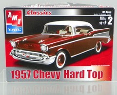 AMT 2002 Ertl Classic 1:25 Street Custom 1957 Chevy Hard Top Model Car Kit NEW
