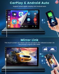 AM Radio Hikity 9 Inch Touch Screen Single Din Car Stereo with Carplay Android