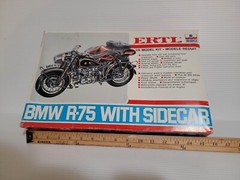 Ertl 1/9 BMW R-75 motorcycle with Sidecar WP235 NOS