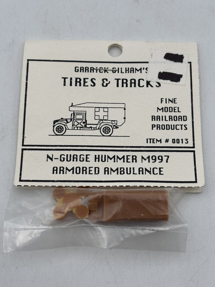 Garrick Gilham 0013 N Tires & Tracks Hummer M997 Armored Ambulance