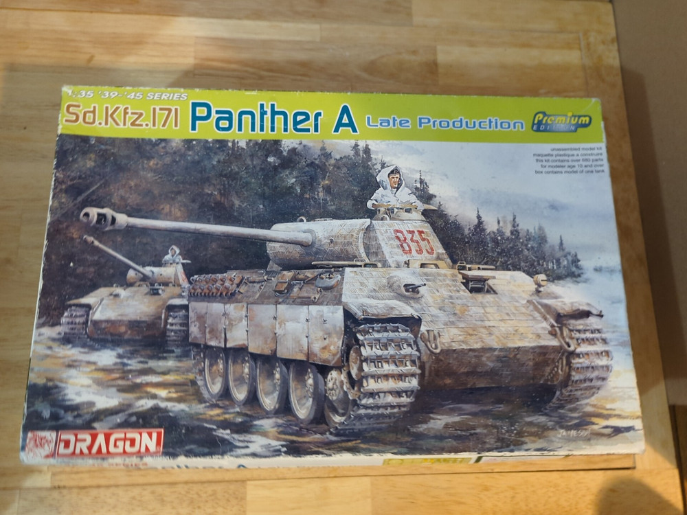 Dragon 1/35, Sd.Kfz.171 Panther A Late Production Premium NEW/OPEN BOX