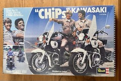 1980 Revell CHiPs 1:12 Scale Kawasaki Motorcycle FACTORY SEALED!