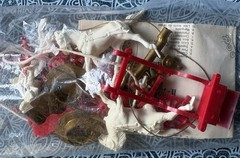 Revell Authentic Kits H-702 Antique Fire Engine & Horse Model Kit Plastic/Metal