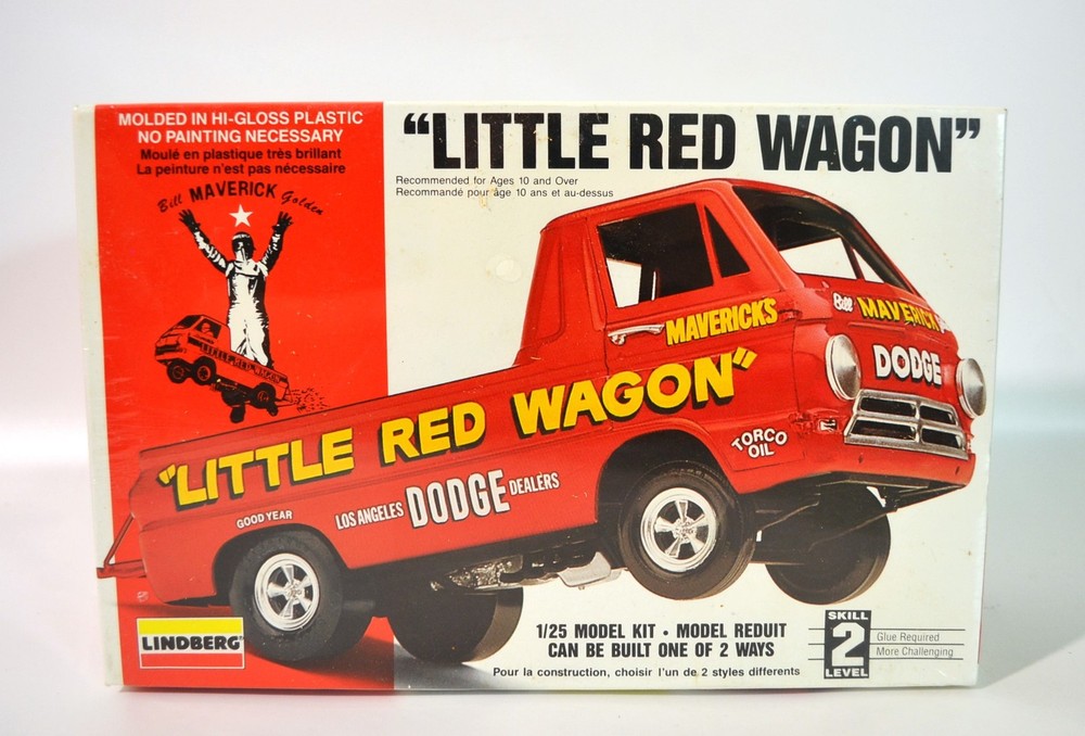 Lindberg LITTLE RED WAGON Model Kit 1/25 Mint In Box