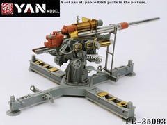 1/35 German 88mm FLAK37 Full PE Detail Set w/Turned Barrel Set for Dragon 6523