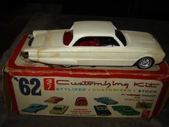 AMT 189 Original kit 1962 Ford Falcon Futura Box open Rare Kit Partial build