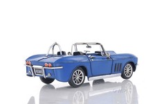 1960s Chevrolet Corvette Stingray Metal Car Model 18″ Automobile Decor New