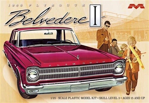 Moebius 1/25 1965 Plymouth Belvedere I 1218 Mopar Model Build