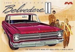 Moebius 1/25 1965 Plymouth Belvedere I 1218 Mopar Model Build