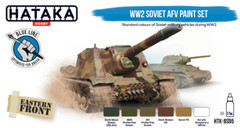 Hataka Hobby Paints SOVIET WWII AFV COLORS Blue Line Acrylic Paints