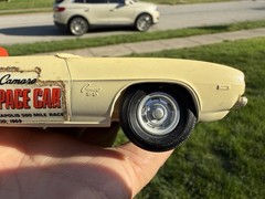 VTG 1969 Chevrolet Camaro SS Indianapolis 500 Pace Car Dealer Promo Model Toy