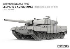 MENG TS-058 1/35 German Main Battle Tank Leopard 2A4(Ukraine) Assembly Model Kit