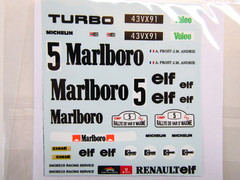 Decalpool 1/24 Scale Renault 5 Turbo M@rlboro Rallye du Da ’82 Prost Decal DP046