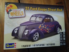 1937 37 Ford Coupe Street Rod 1/24 waterslide decal sheet flames pinstripes