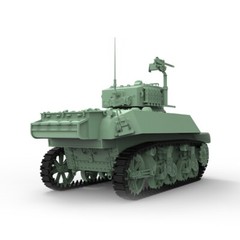 SSMODEL SS35506 1/35 Military Model Kit US M3A3 Stuart Light Tank