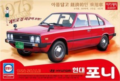 Academy 1/24 Hyundai Pony with figure #15137 *sealed* 🧩MCP🧩 📌Listed in USA📌