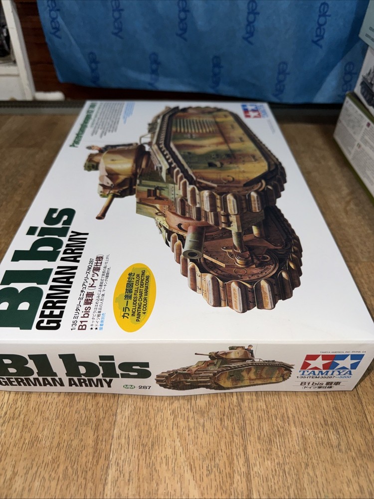 Tamiya 1/35 Model kit French Army B1 bis [ German Army specificati ] Japan 35287