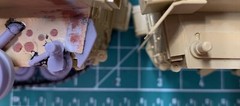 Tamiya 1/35 M2 Bradley Corrected Hull Mounts and shocks