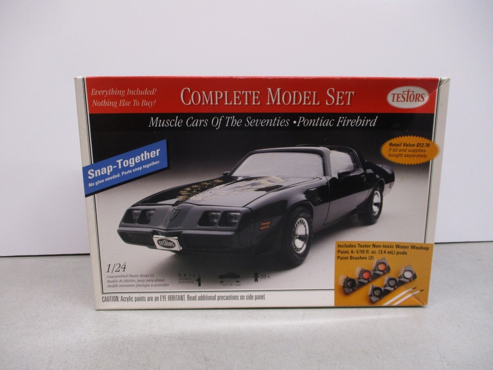 Testors Snap Together Pontiac Firebird 1/24
